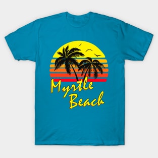 Myrtle Beach Retro Sunset T-Shirt